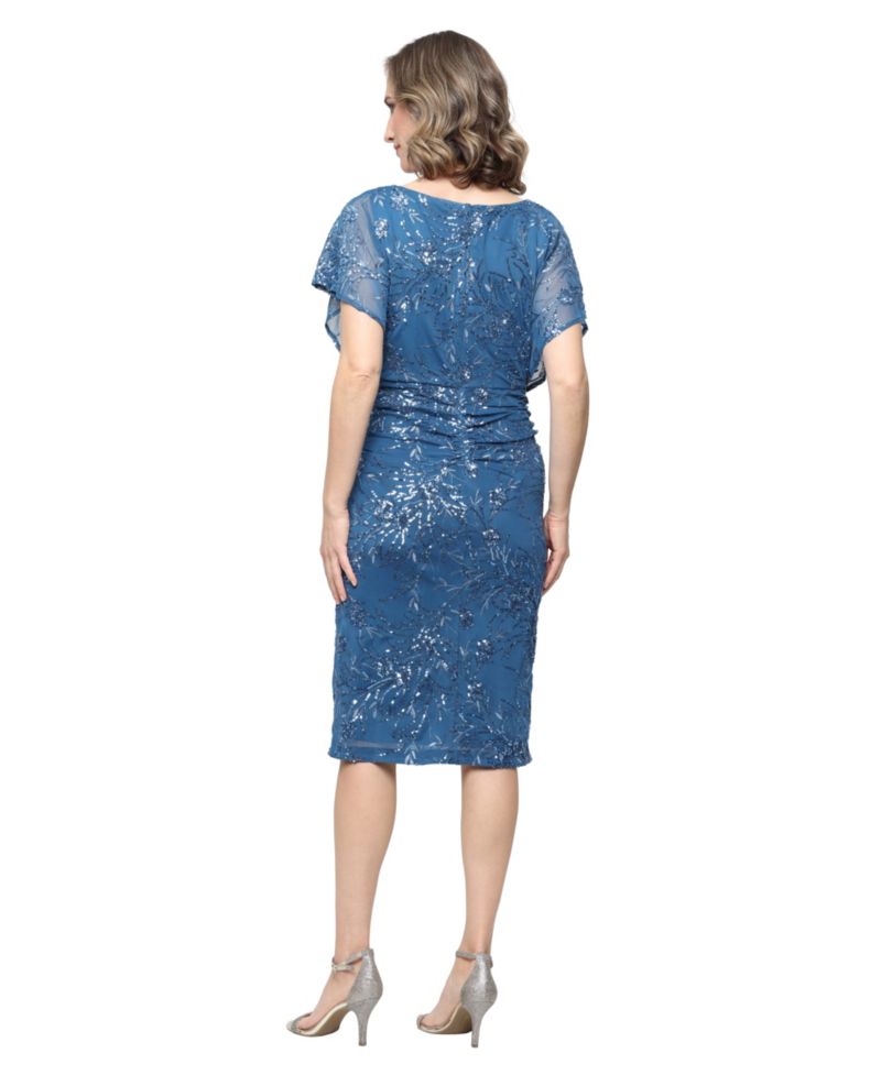 Women's Embroidered Crewneck Dress