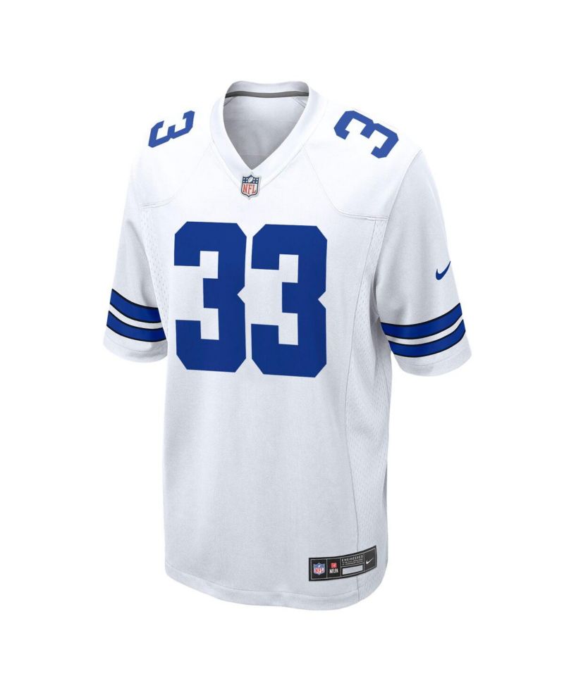 Men's Javonte Williams White Dallas Cowboys Game Jersey