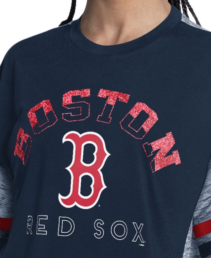Women's Navy Boston Red Sox Off-Season Oversized Top