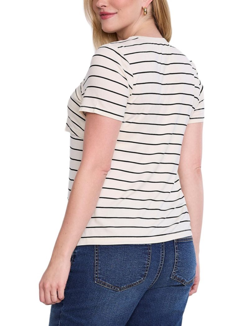 Women's Crewneck Short Sleeve Nursing Tee - Motherhood