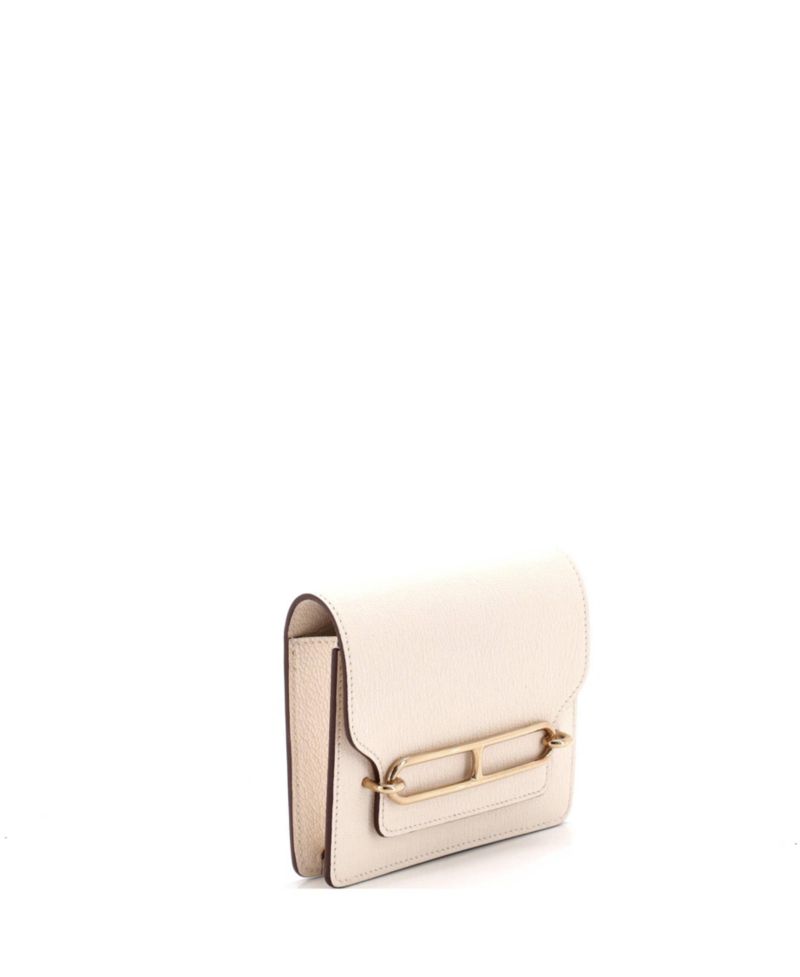 Pre-Owned Herm&egrave;s Roulis Slim Chevre Mysore Card Case