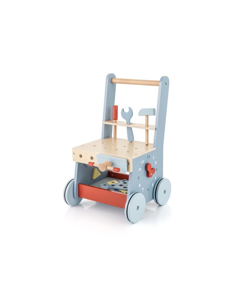 2-in-1 Wooden Baby Push Walker
