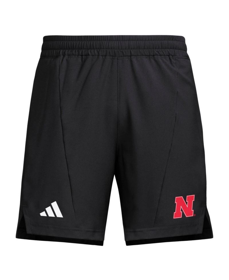Men's Black Nebraska Huskers Program Woven Training Shorts