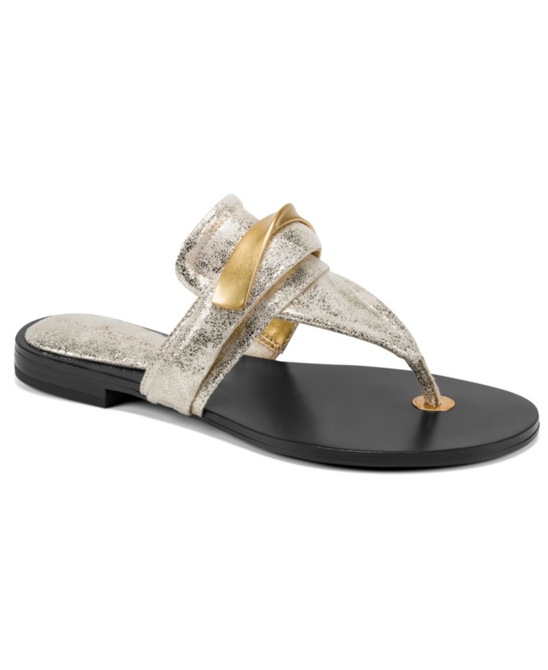 Women's Velvet Thong Flat Sandals