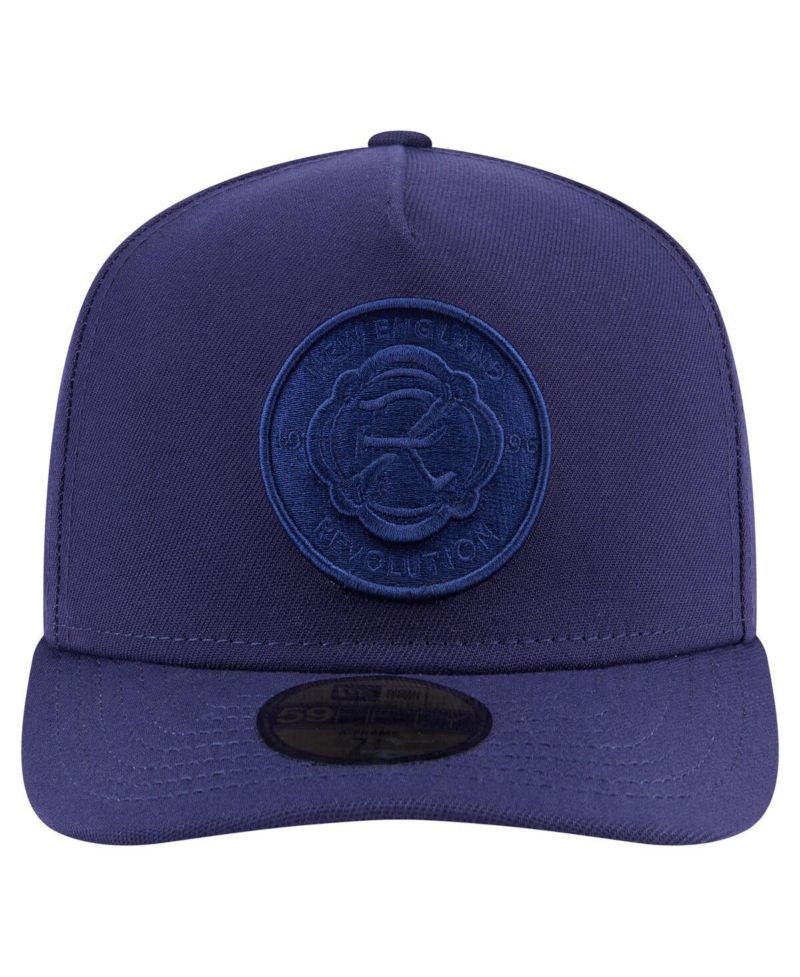 Men's Navy New England Revolution Color Pack A-Frame 59FIFTY Fitted Hat