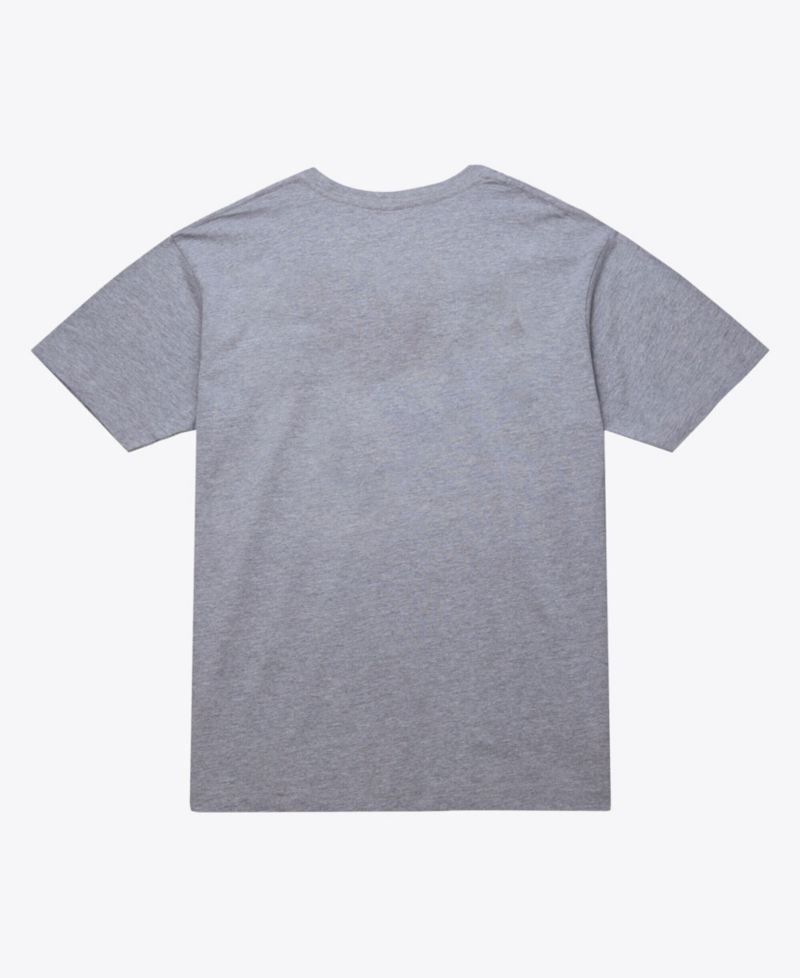 Men's and Women's Heather Gray Golden State Warriors Hardwood Classics Arch T-Shirt