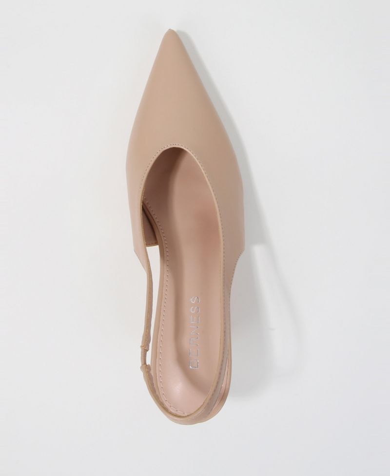Women's Circe Pointed Toe Slingback Kitten Heels