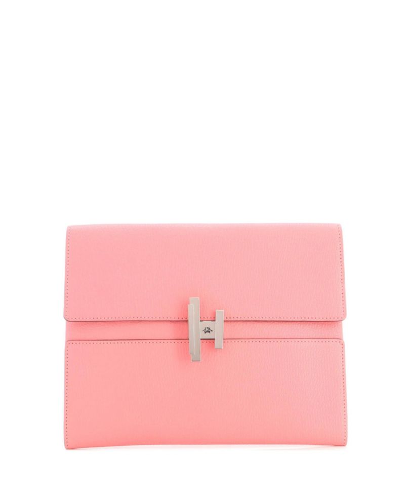 Pre-Owned Hermes Cinhetic Clutch Chevre Mysore