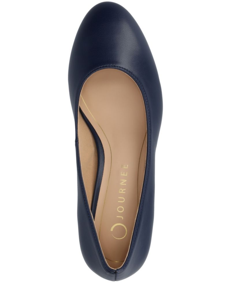 Women's Saarii Round Toe Block Heel Pumps