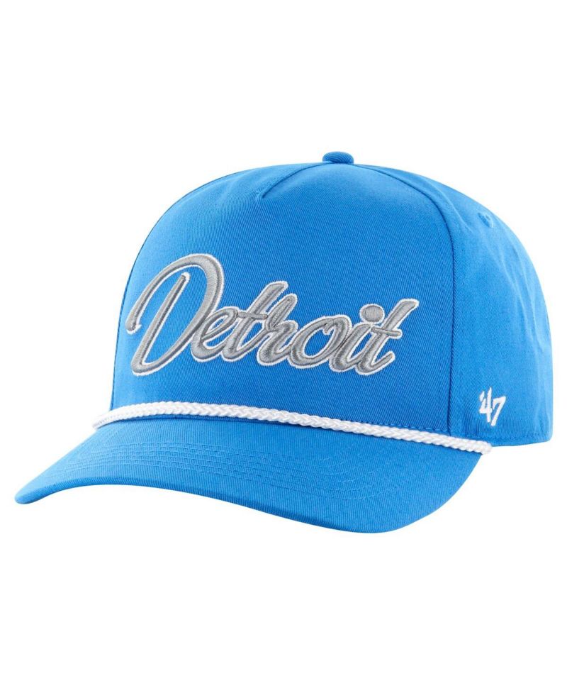 Men's Blue Detroit Lions Overhand Hitch Adjustable Hat