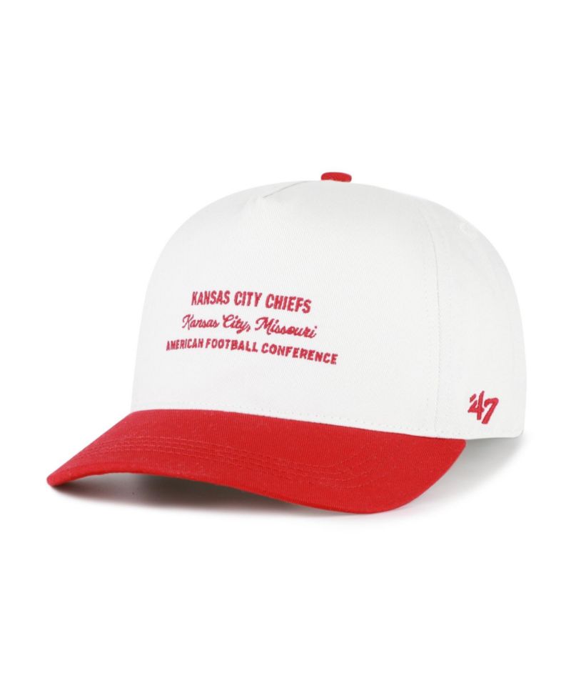 Men's White Kansas City Chiefs Contemporary Two-Tone Hitch Adjustable Hat