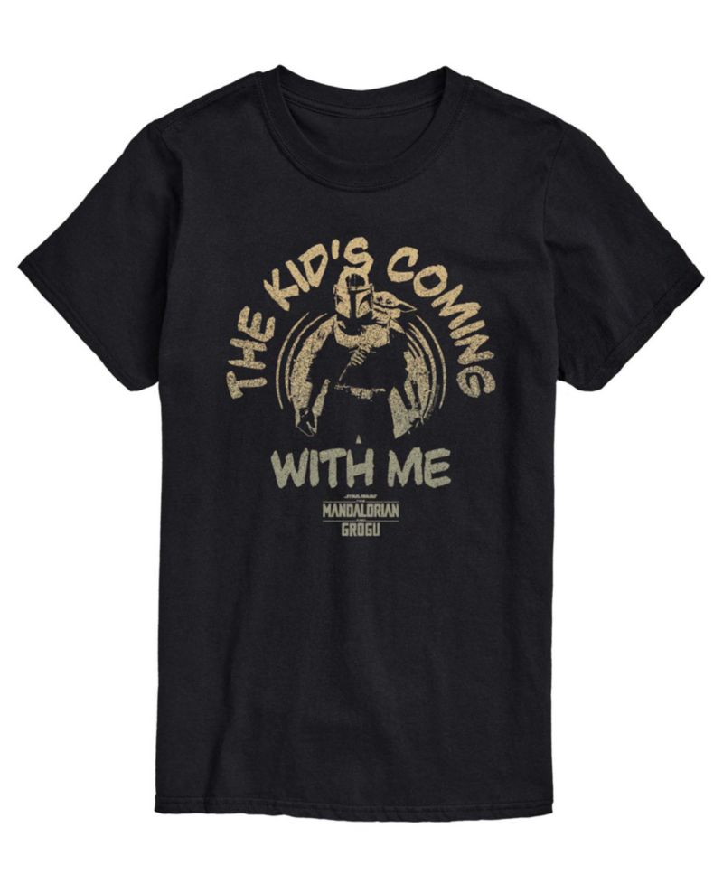 Men's The Mandalorian & Grogu The Kids Coming With Me Graphic T-Shirt