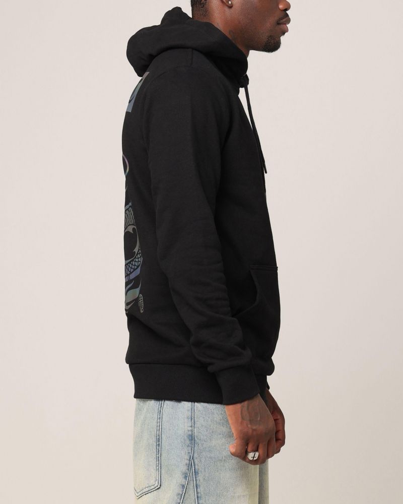 Men's New Age Yot Dragon Hoodie, 2XL, Black