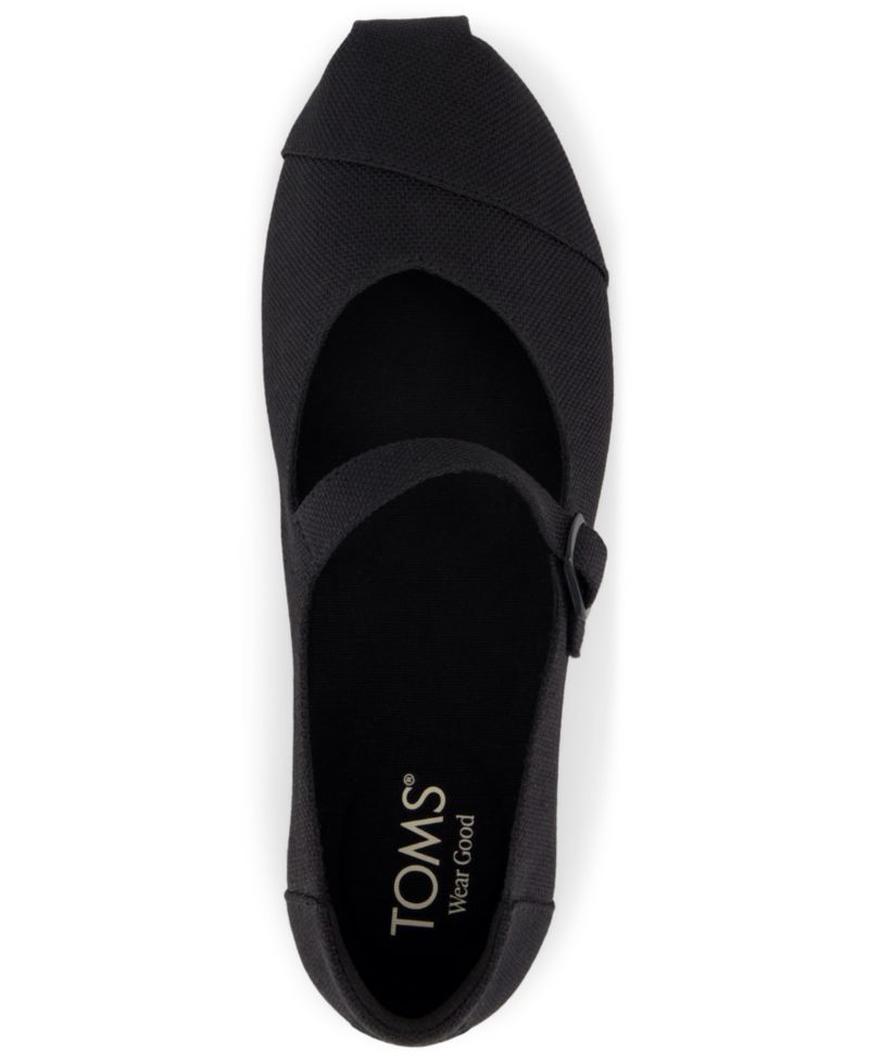 Women's Alpargata Mary Jane Buckled Espadrilles Flats