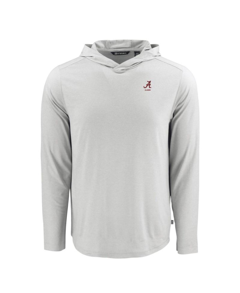Men's Gray Alabama Crimson Tide Coastline Epic Comfort Eco Long Sleeve Hoodie T-Shirt