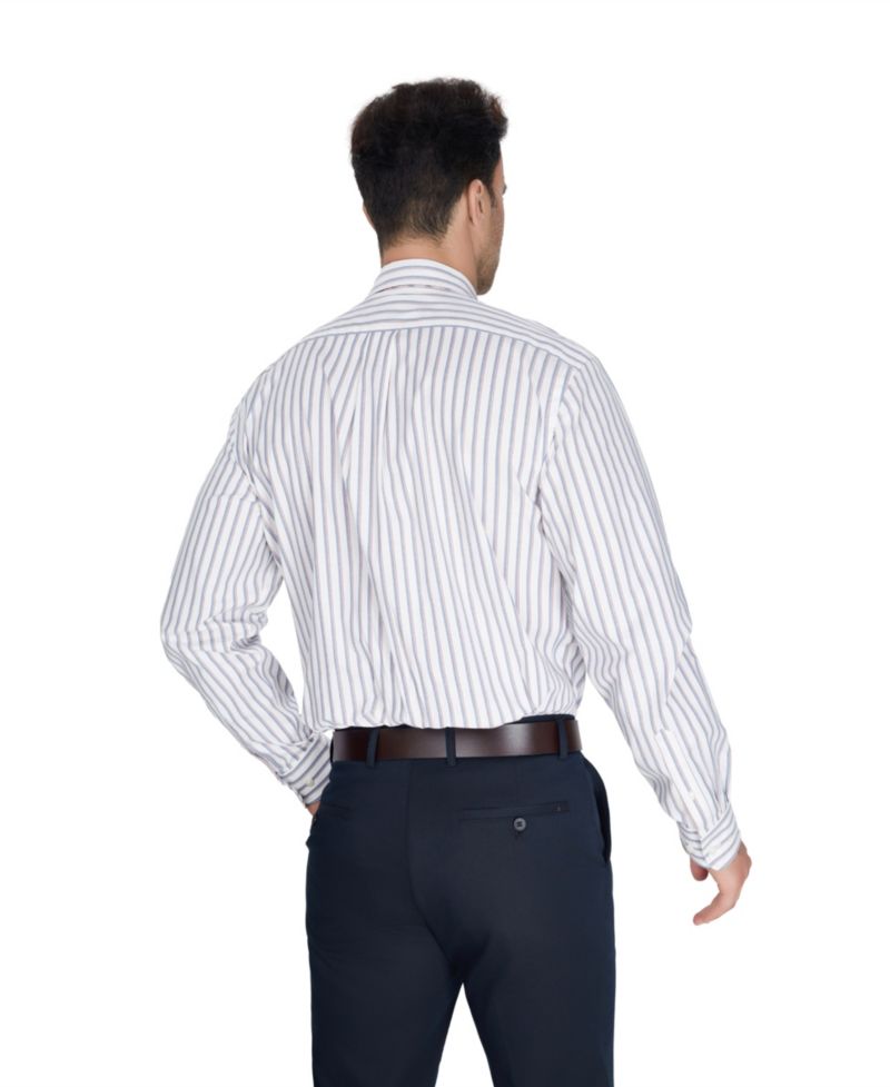 Men's Regular-Fit Harry Stripe Dress Shirt