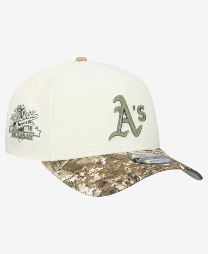 Men's Cream/Realtree Camo Athletics 9FORTY A-Frame Adjustable Hat