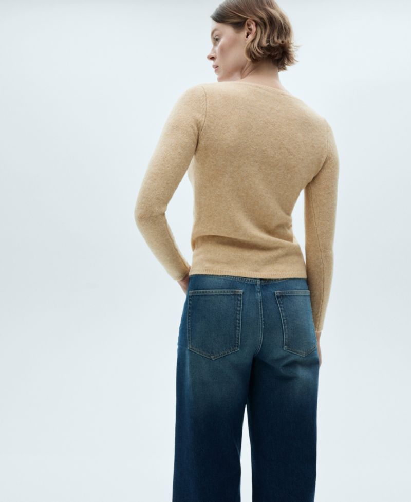 Women's Fine-Knit Boat-Neck Sweater