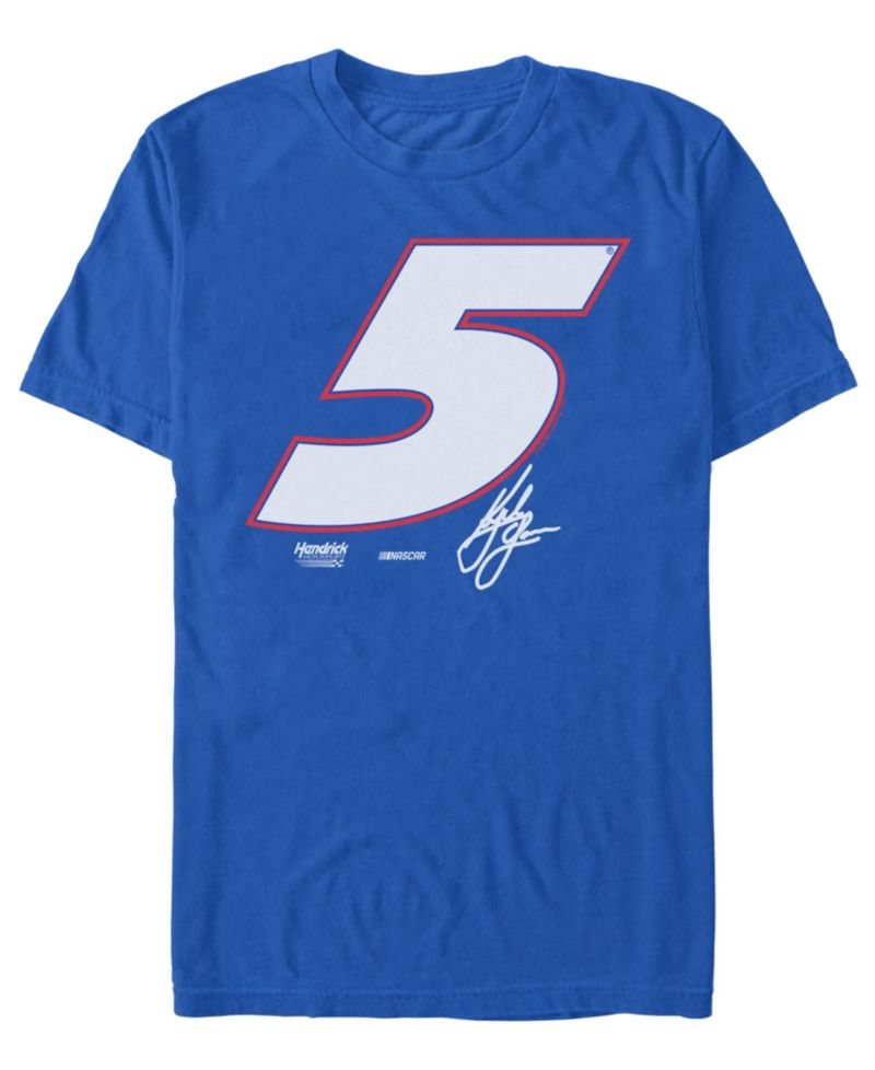 Men's Nascar No. 5 Driver Number Signature Graphic T-Shirt