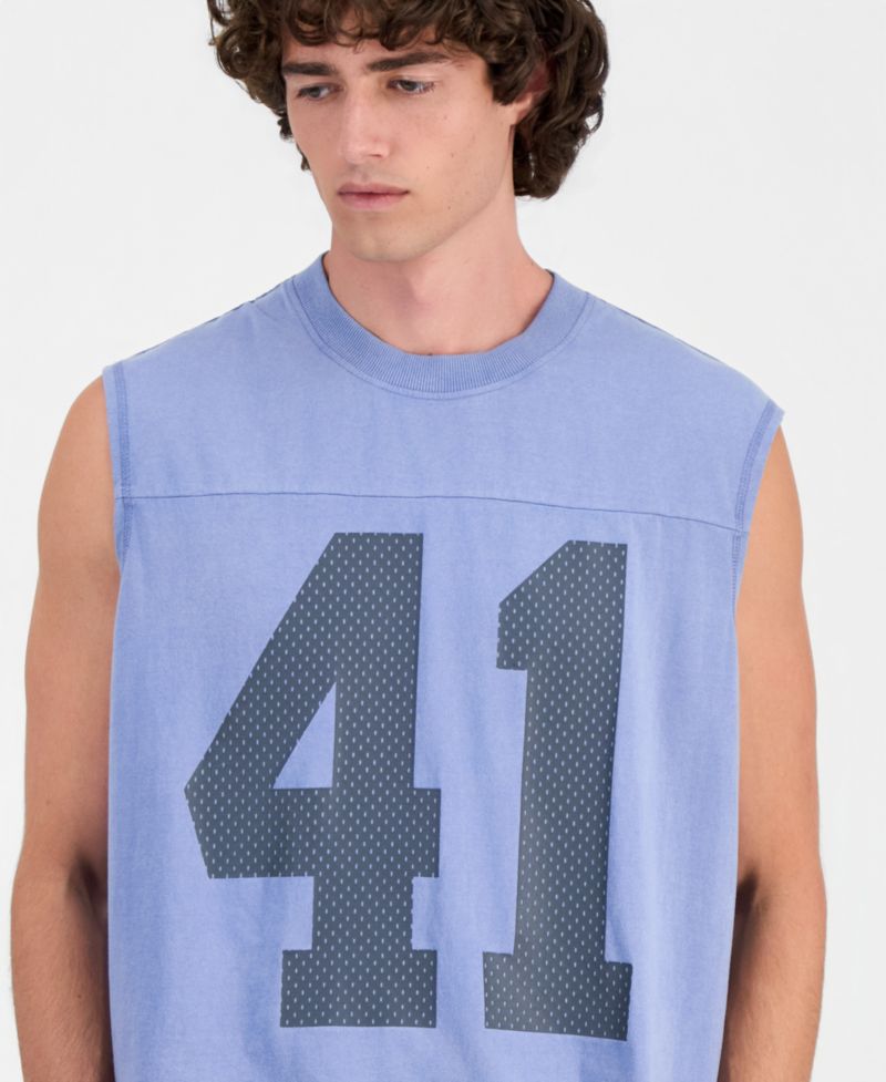 Men's Mineral Washed Muscle Sleeveless Shirt