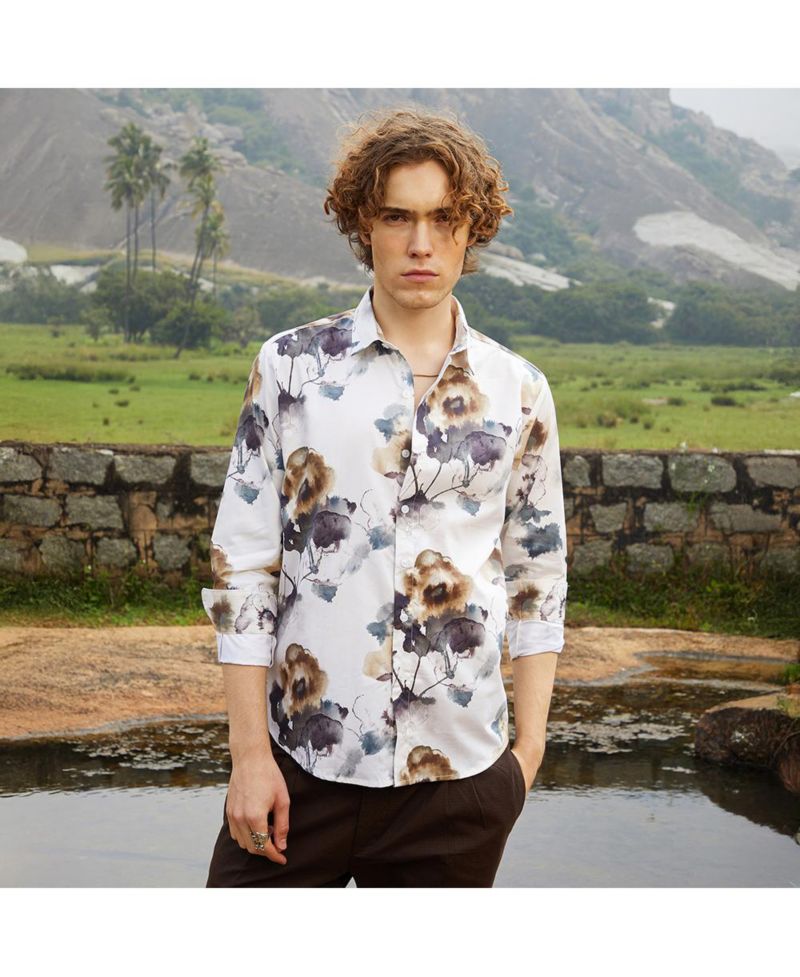 Men's Off-White Earthy Splotch Shirt