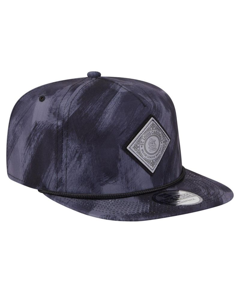 Men's Navy St. Louis Cardinals Printed Golfer Snapback Hat
