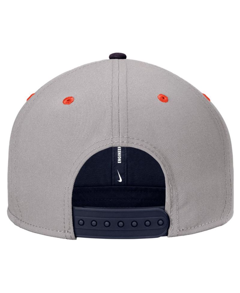 Men's Navy Virginia Cavaliers Vintage Patch Snapback Hat