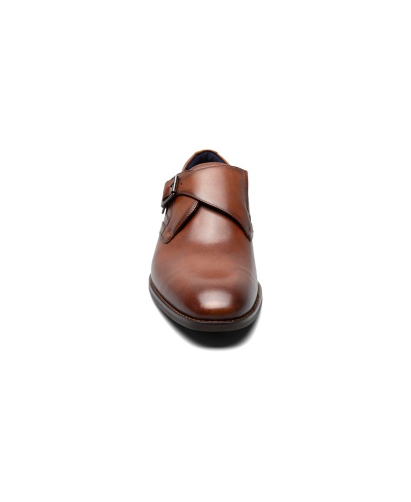 Men's Karcher Plain Toe Monk Strap Slip-On Dress Shoes
