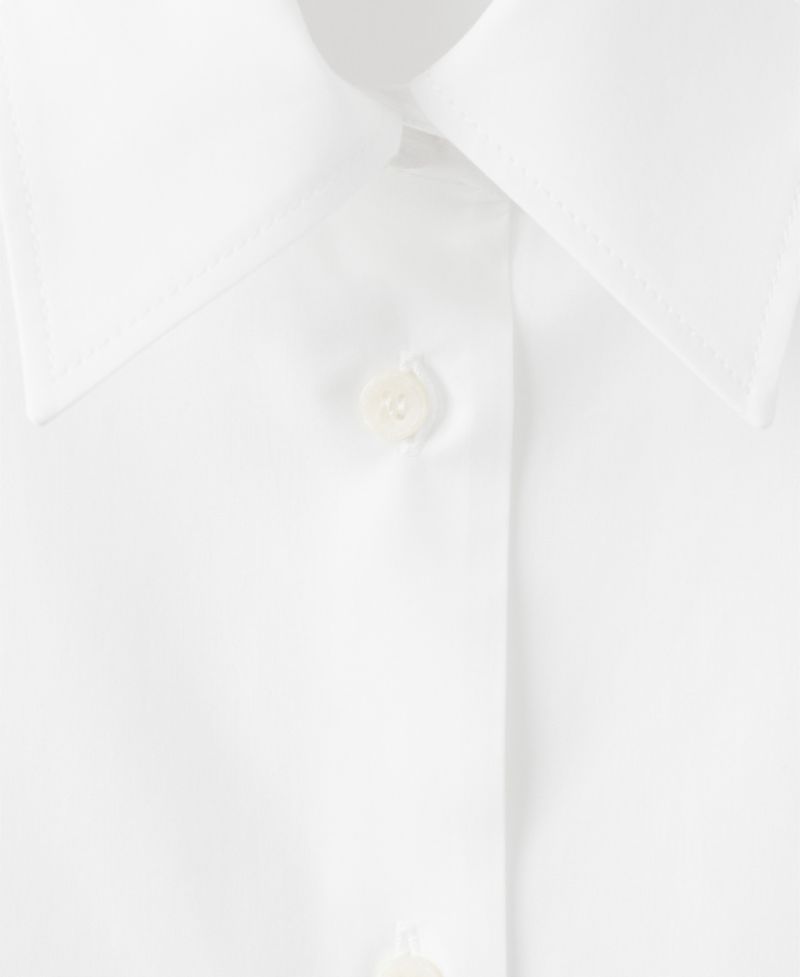 Women's Cotton And Lyocell Blend Straight Shirt
