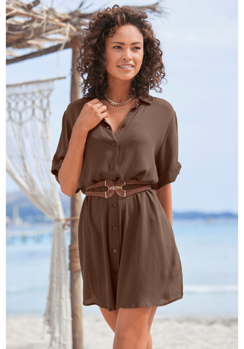 Women's Viscose Multiway Short Sleeve Top Blouse