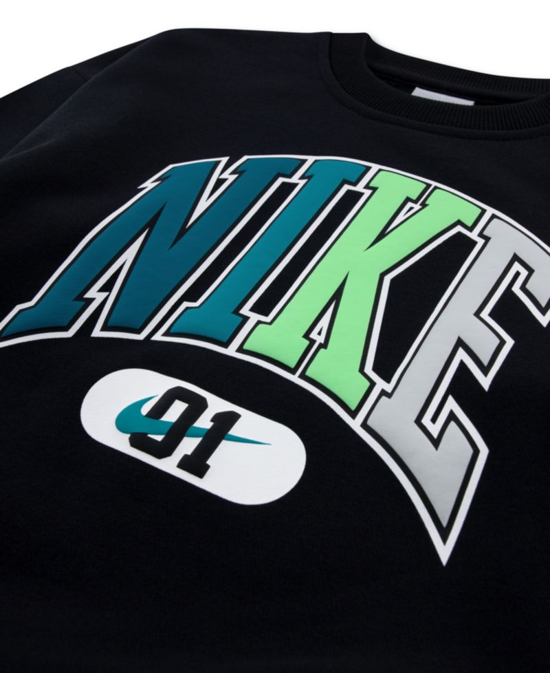 Boys' 2T-7 Sportswear Multisport Fleece Crewneck Sweatshirt