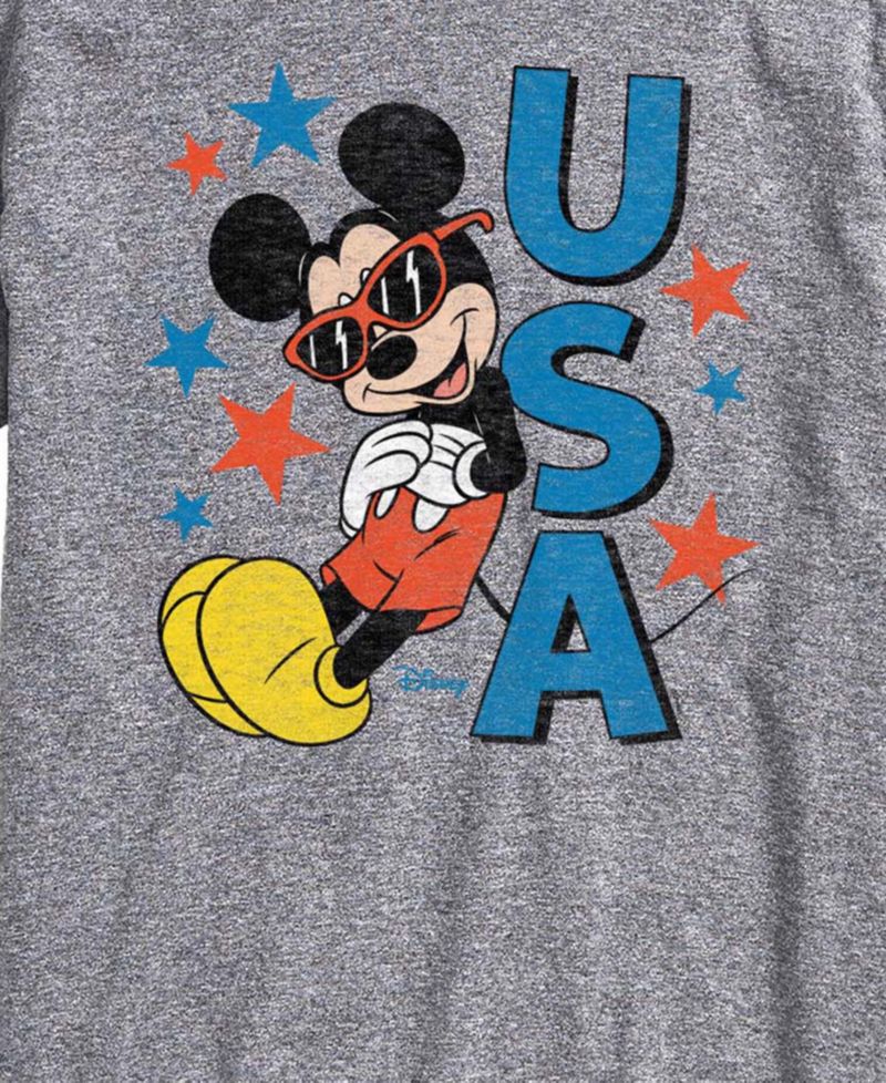 Men's Disney Mickey USA Short-Sleeve Graphic T-Shirt
