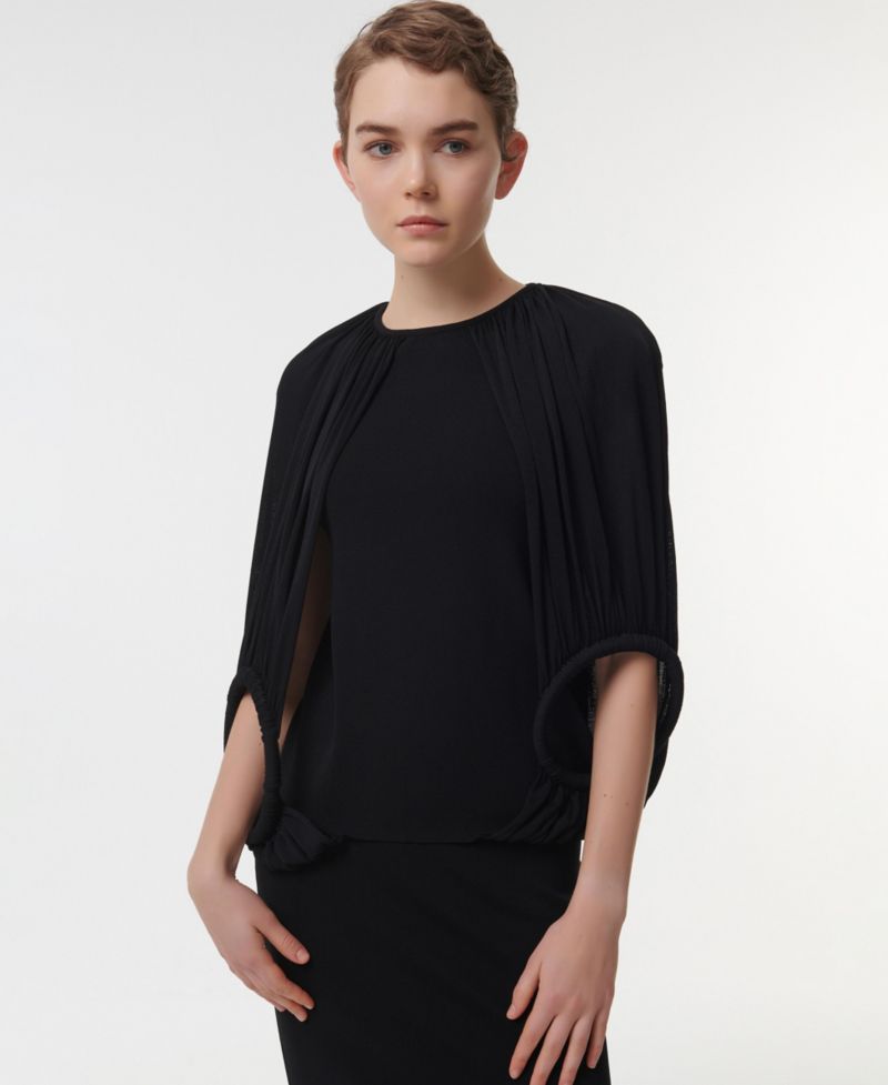 Women's Double-Hoop Knitted Top