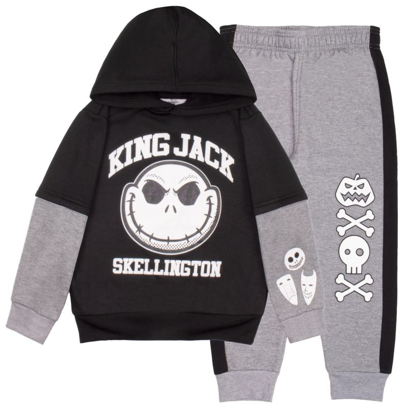 Big Boys 2 Piece Fleece Hoodie and Jogger Pants Set