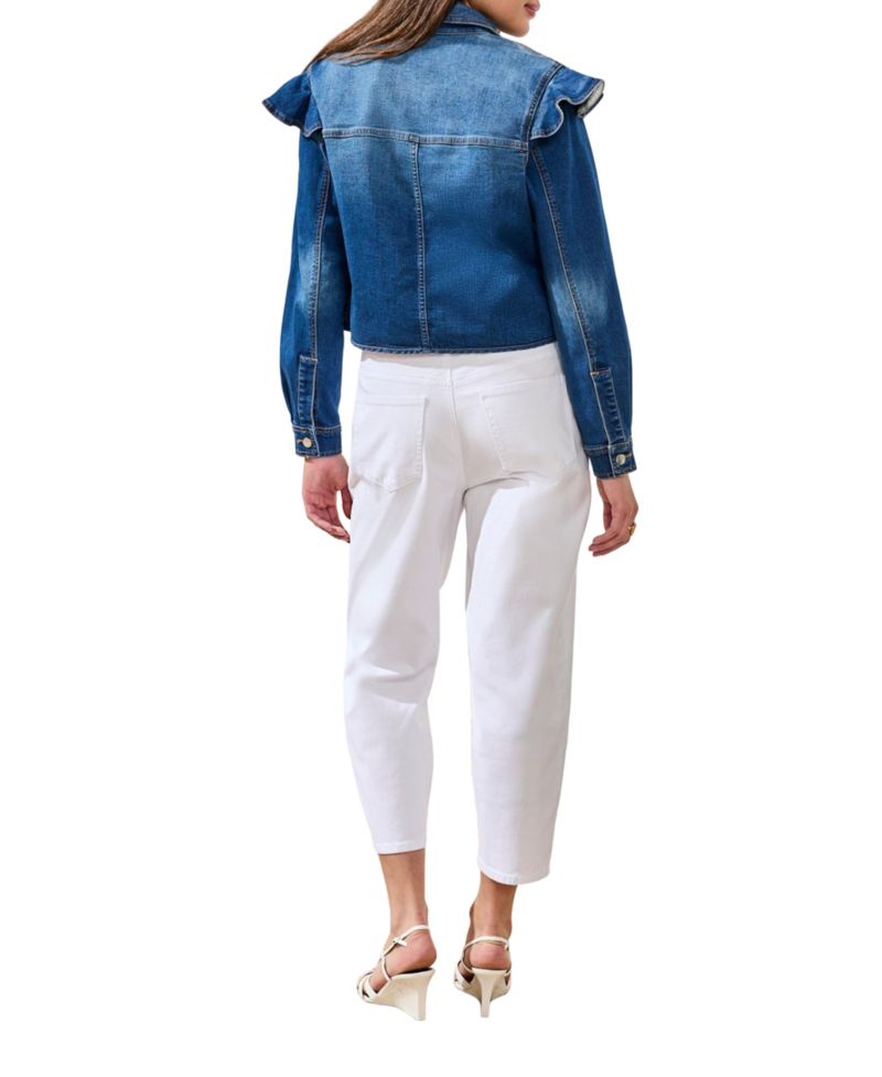 Women's Fashion Crop Denim Jacket