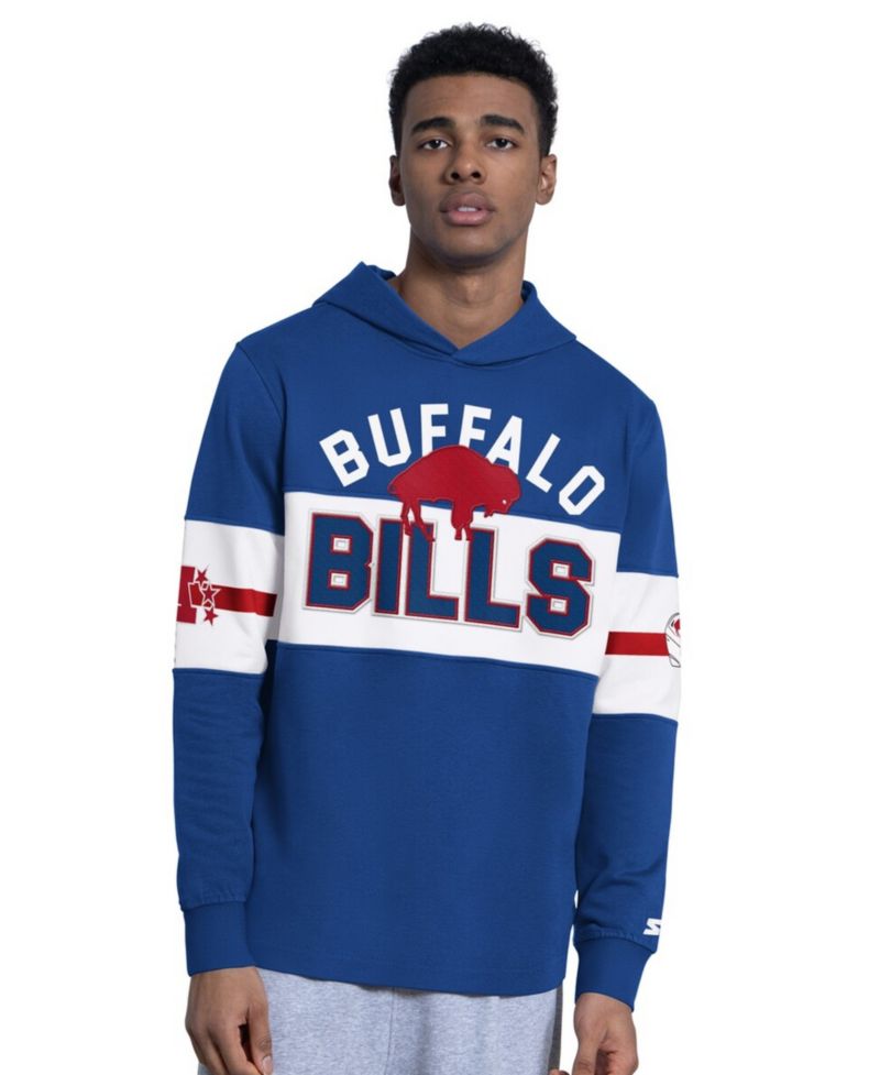 Men's Royal Buffalo Bills Fullback Jersey Hoodie