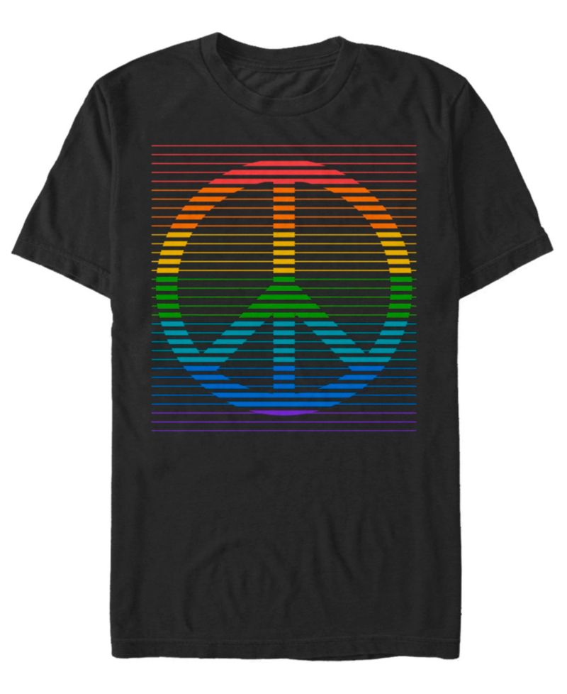 Men's Peace Rainbow Short Sleeve T-Shirt
