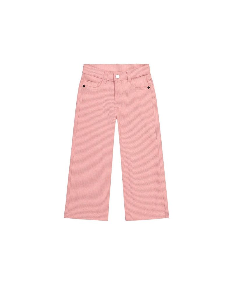 Big Girls (6Y - 14Y) Stretch Corduroy Wide Leg Pants