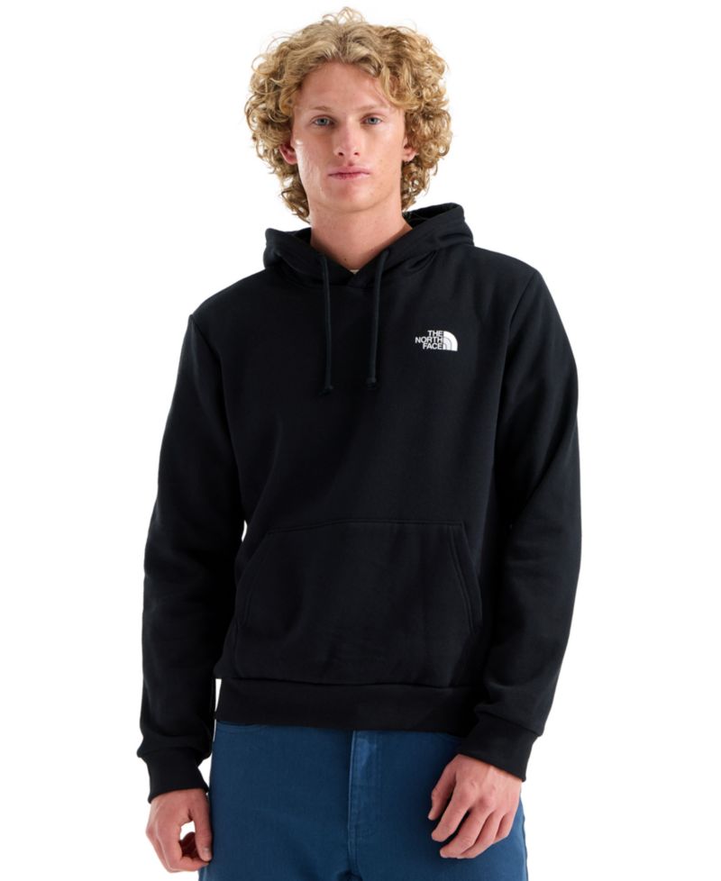 Men's Evolution Granitic Rock Print Box Graphic Regular-Fit Hoodie