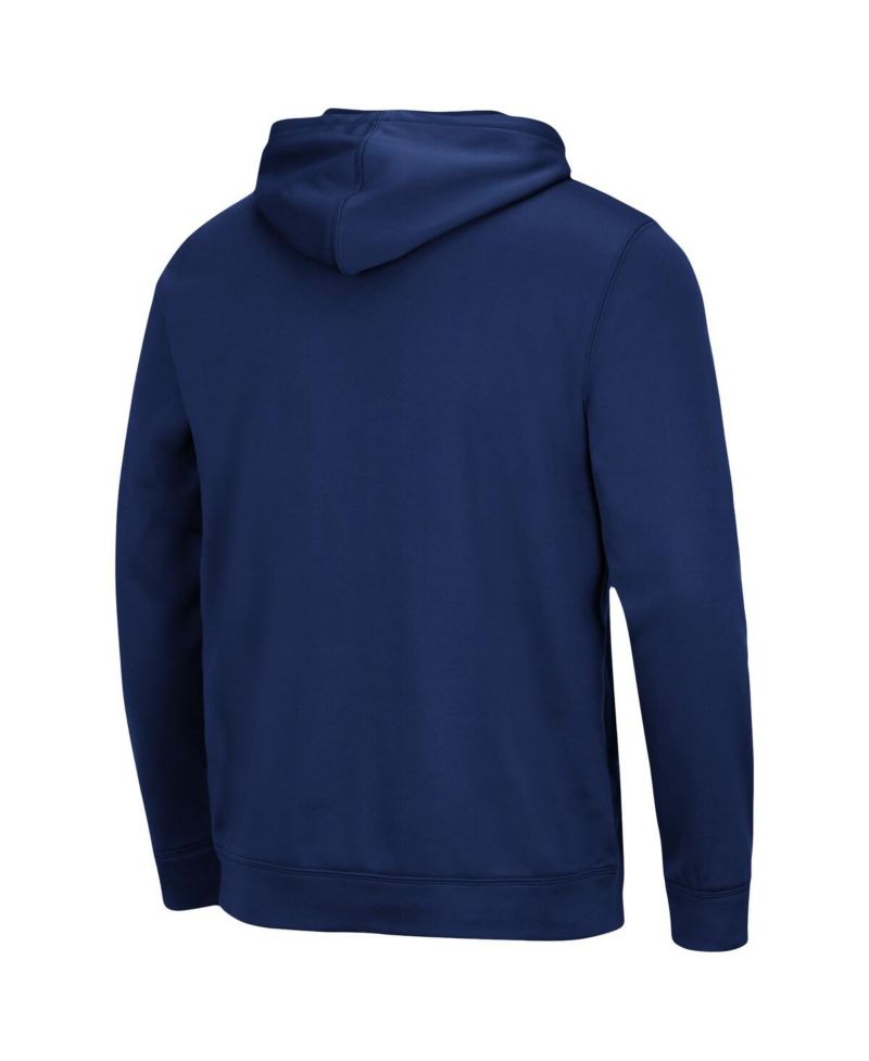 Men's Navy Marquette Golden Eagles Lantern Pullover Hoodie