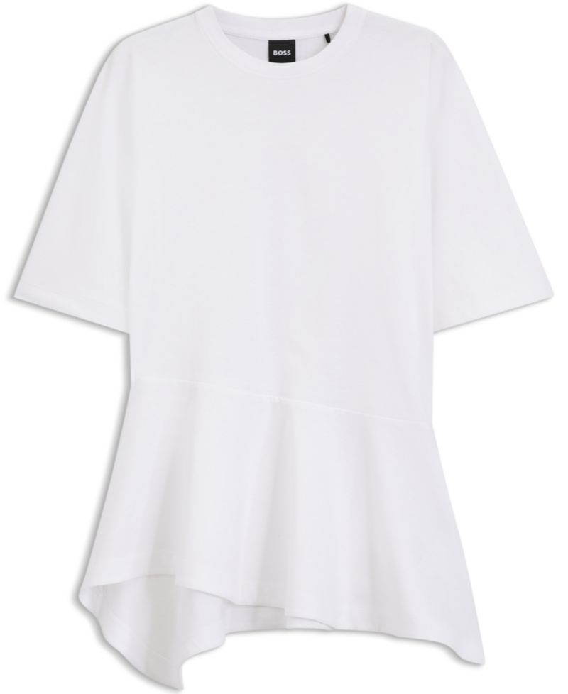 BOSS by Women's Asymmetric Peplum T-Shirt