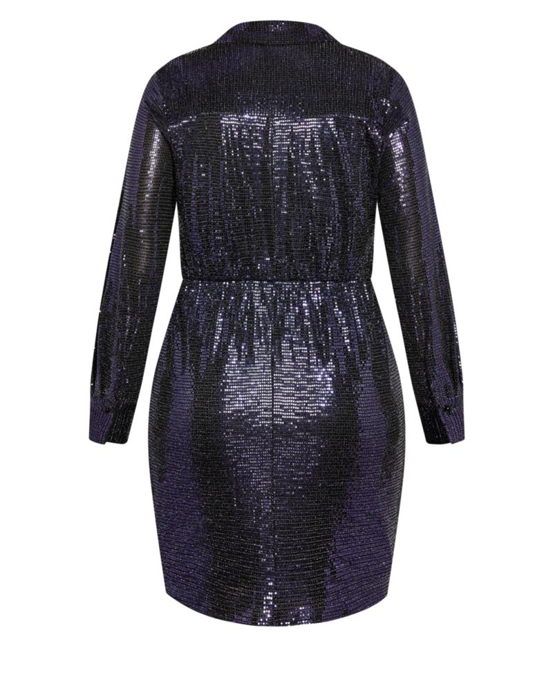 Women's Sequin Glow Dress
