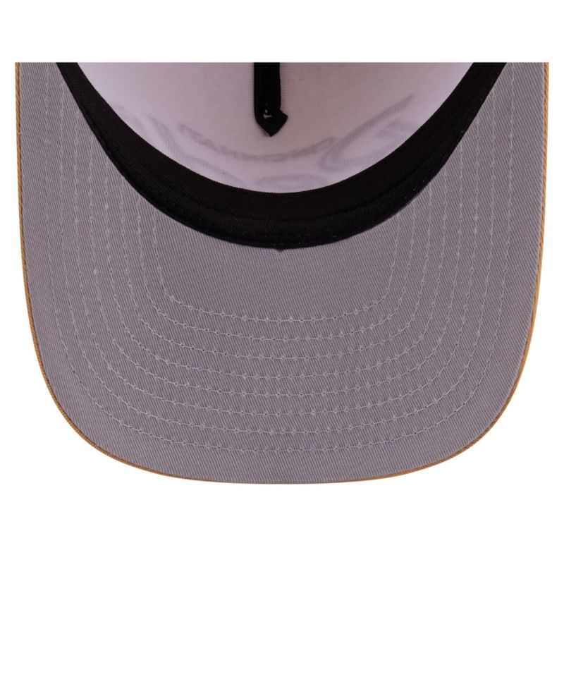 Men's Cream Cincinnati Reds Herringbone 9FIFTY A-Frame Snapback Hat