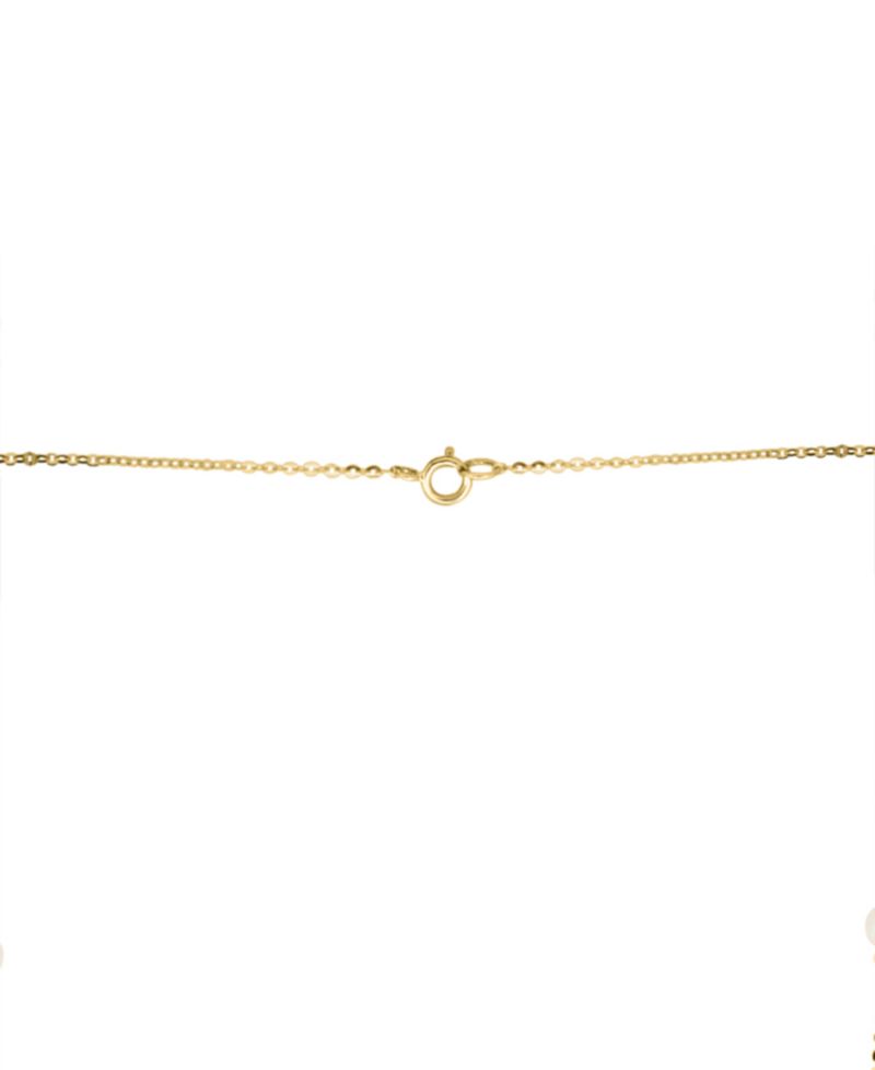 EFFY® Mother-of-Pearl & Freshwater Pearl (4-1/2mm) 18" Necklace in 14k Gold