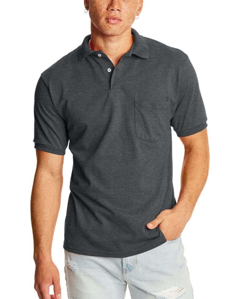 EcoSmart Men's Pocket Polo Shirt, 2-Pack