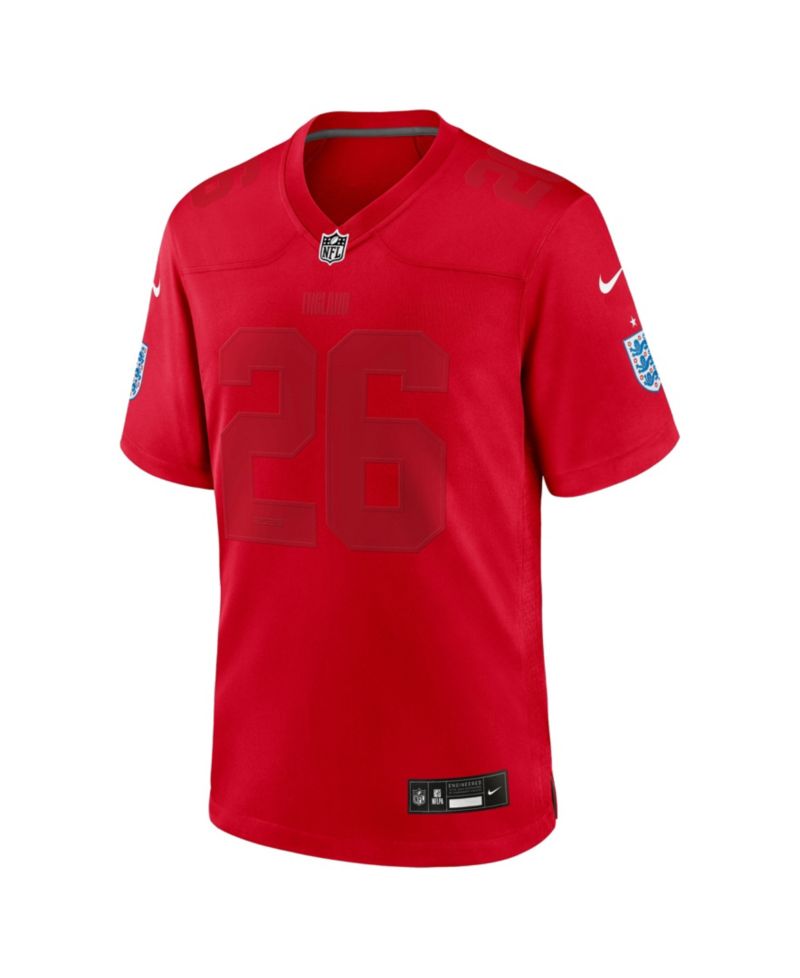 Men's Red England National Team x NFL Game Jersey