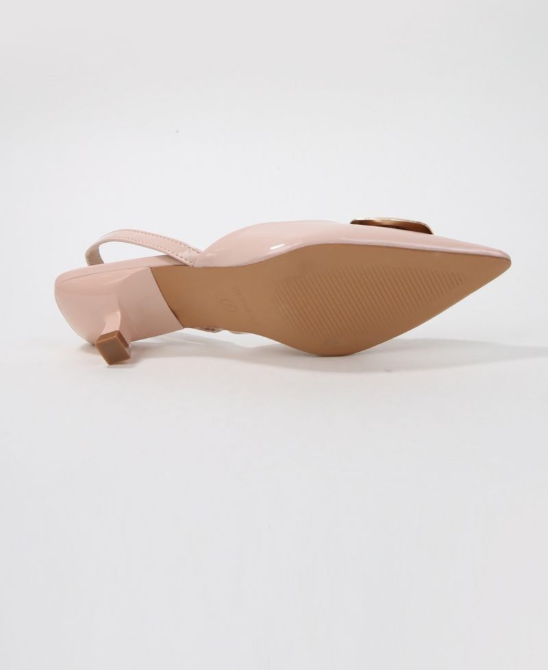 Geometric Women's Ornament Slingback Heels