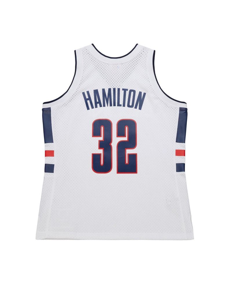 Men's White Richard Hamilton UConn Huskies 1998/99 Jersey