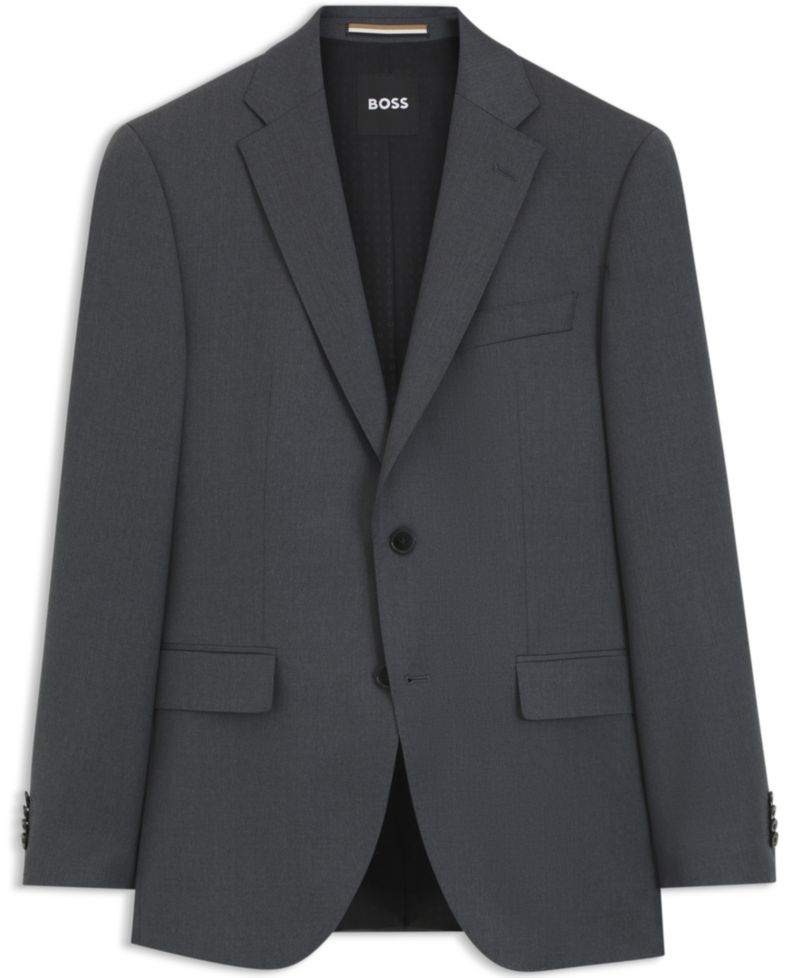 Men's Virgin-Wool Serge Suit Jacket