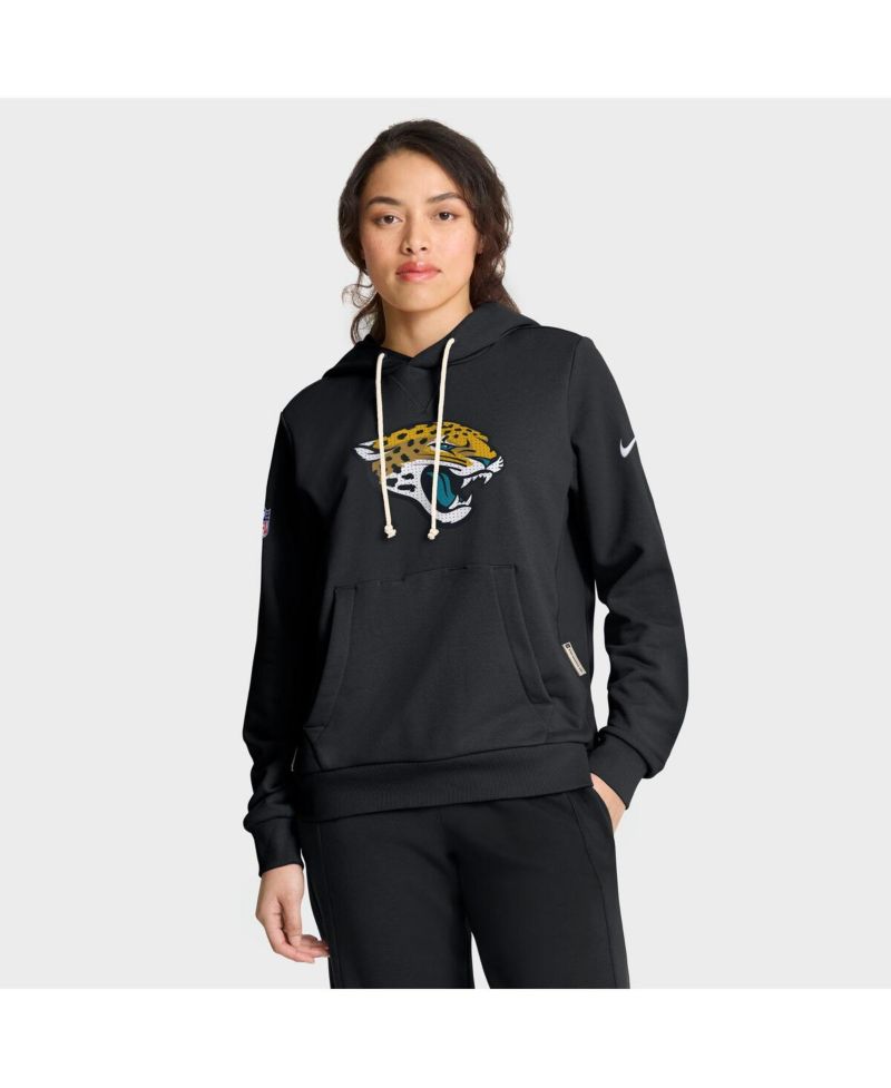 Women's Black Jacksonville Jaguars Sideline Standard Issue Initial Home Dri-FIT Hoodie